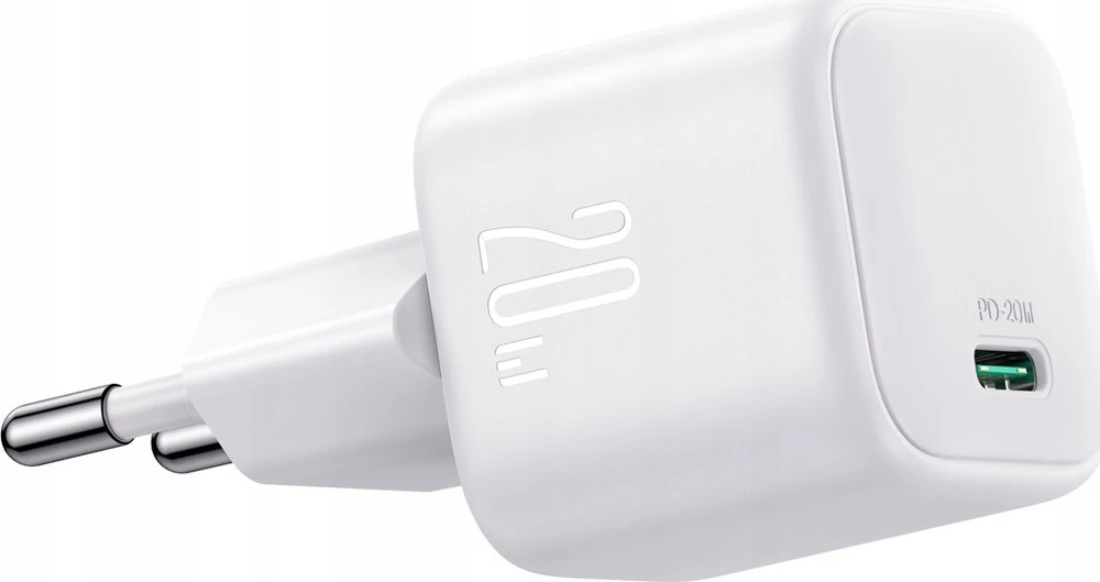 Įkroviklis Joyroom JR-TCG08 20W GaN USB-C baltas
