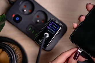 Maitinimo šaltinis - Newell GaN 100 W TFT įkroviklis (100W, 2x USB-C, 1x USB-A)
