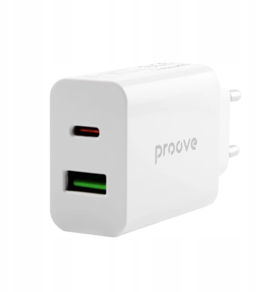 Proove laidinis įkroviklis Rapid 20W baltos spalvos
