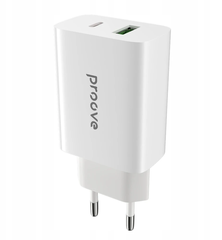 Proove laidinis įkroviklis Rapid 20W baltos spalvos