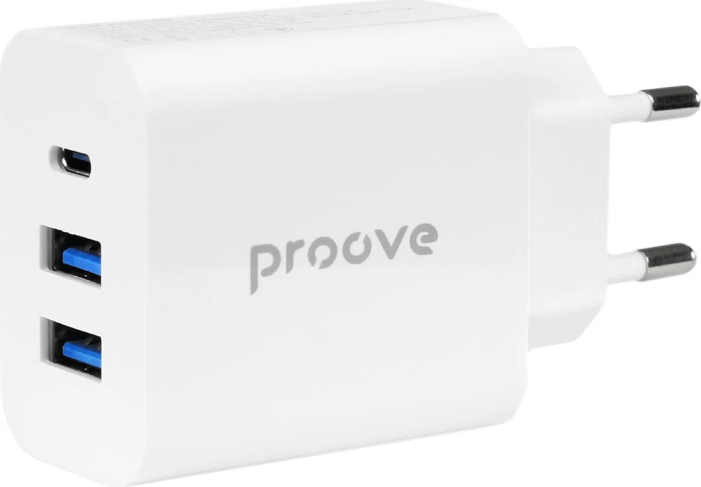 Proove laidinis įkroviklis Rapid 30W baltos spalvos
