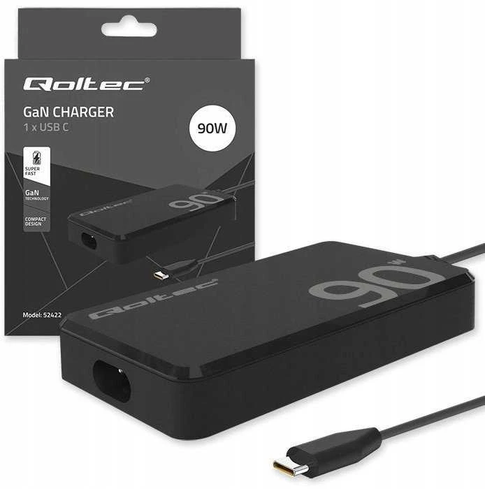 Įkroviklis nešiojamam kompiuteriui Qoltec 52422 90W 5-20V 4.5A