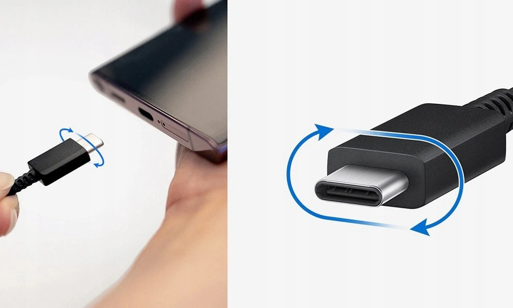 112803 EP-TA845EWE + EP-DW767JWE Samsung 45W Kelioninis įkroviklis + USB-C/USB-C kabelis baltos spalvos (OOB Bulk pakuotė)