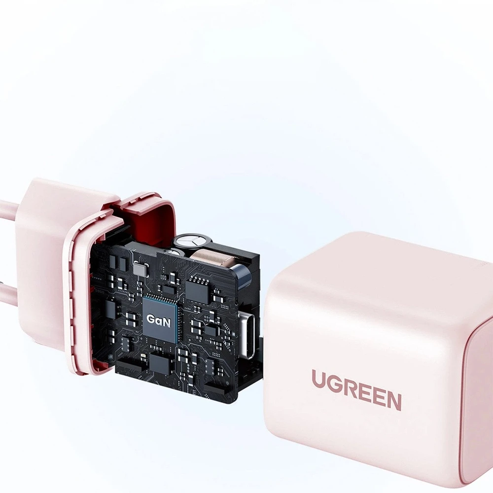 UGREEN X512 įkroviklis su matoma vidine elektronika