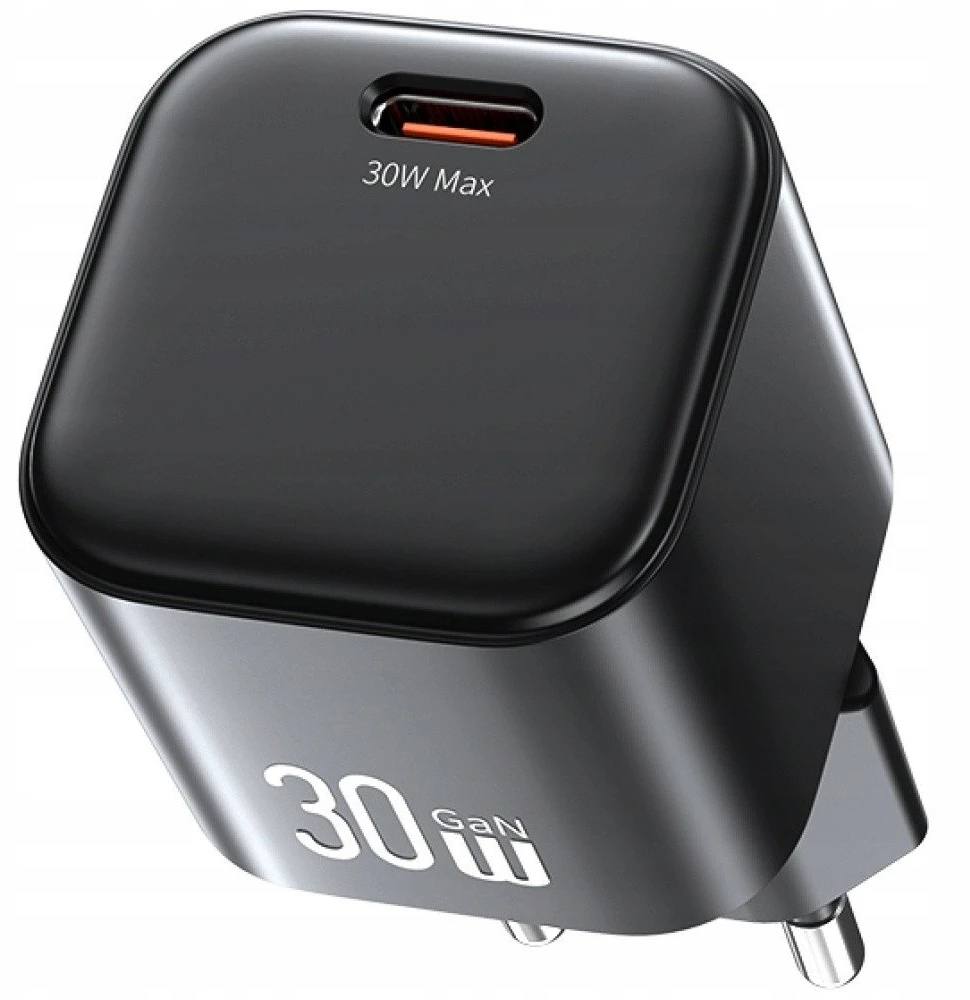 Laidinis įkroviklis USAMS JO Series CC262 30W USB-C + 1m USB-C/USB-C baltos spalvos