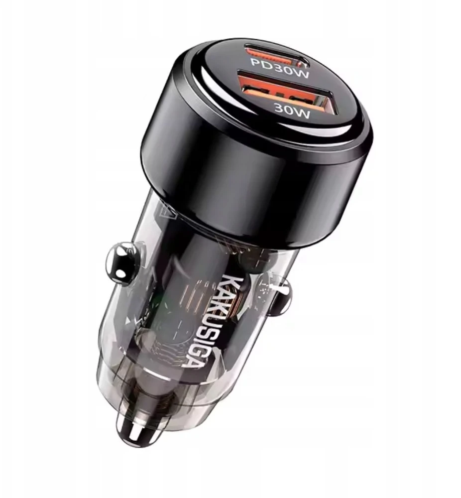 Ikaku Įkroviklis Kaku KSC-1175 Dual port 60W Car charger USB + Type-C