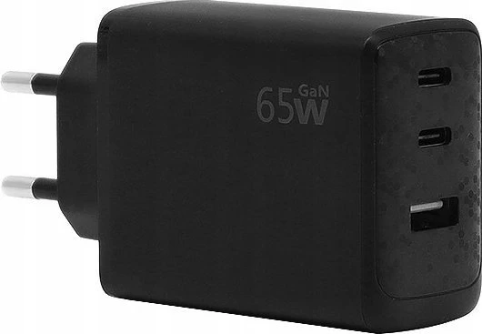 Įkroviklis Kiko ECOBOX MAINS CHARGER PD 2xUSB-C 1xUSB EP-T6530 65W Juodas (45)