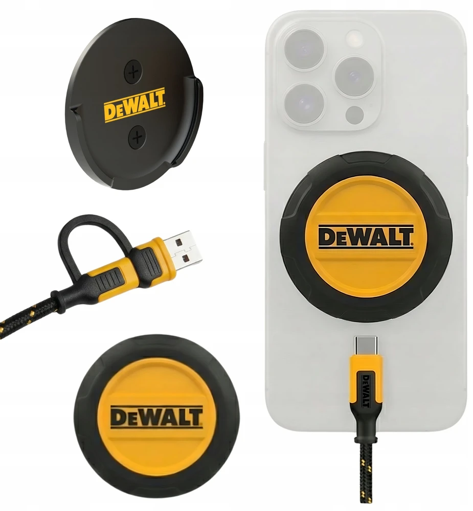 Magnetyczna kroviklis indukcinė MagSafe, 15W, DEWALT [EF-DXMA141-0006-DWG]