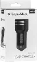 Kruger & Matz 2xUSB 4800mA automobilinis įkroviklis su Quick Charge 3.0 funkcija