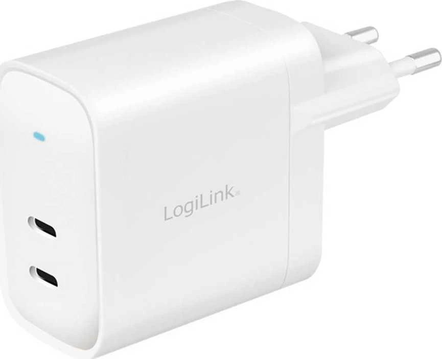 Įkroviklis LogiLink PA0282 Adapteris sieciowy 2x USB-C 40W