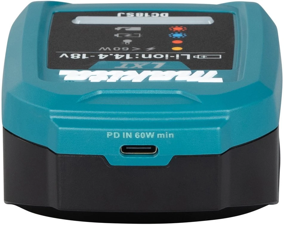 Įkroviklis Makita DC18SJ 1915T9-4 Įkroviklis USB LXT Power Delivery 60/80/100W one size