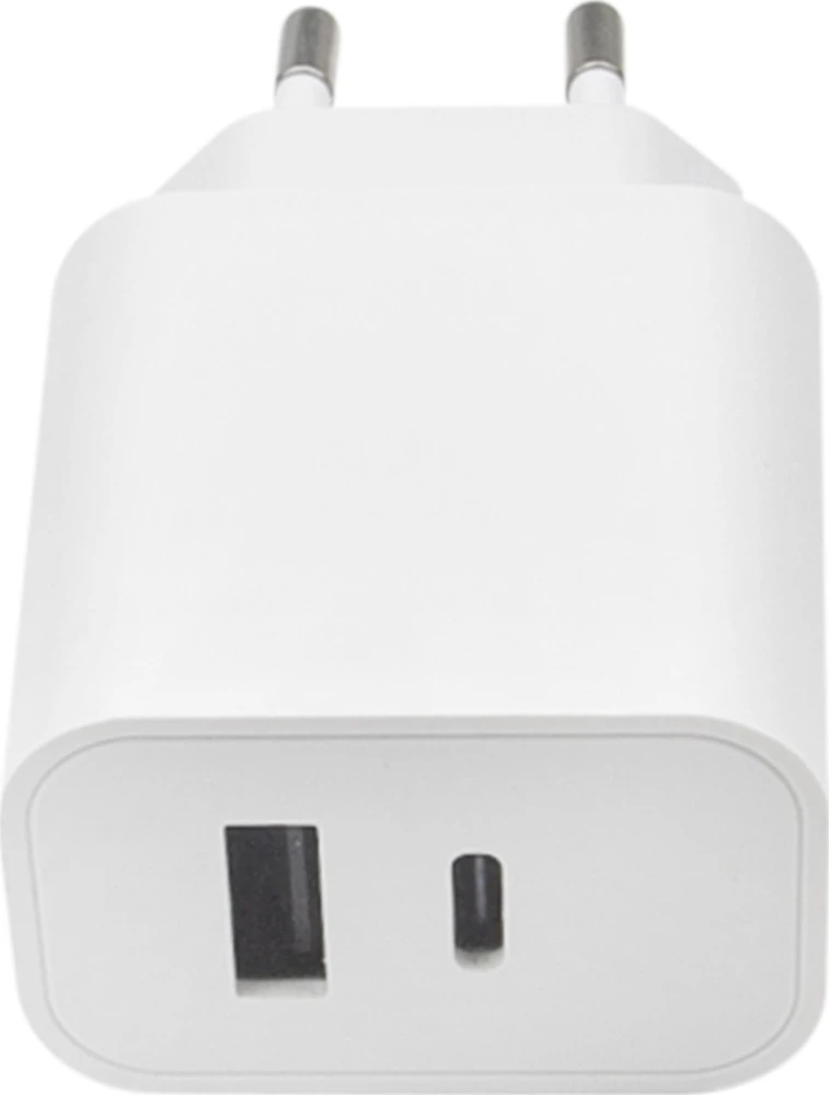 Maxlife MXTC-06 PD QC įkroviklis 1x USB-C 1x USB 30W baltas