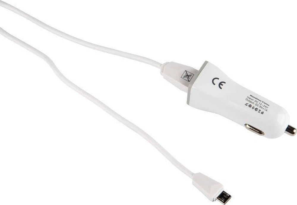 AUTOMOBILINIS ĮKROVIKLIS MAXXIMUS CANNY 1A + MICRO USB