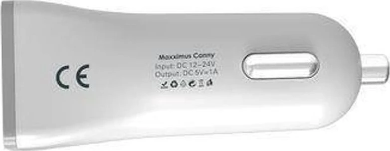 AUTOMOBILINIS ĮKROVIKLIS MAXXIMUS CANNY 1A + MICRO USB
