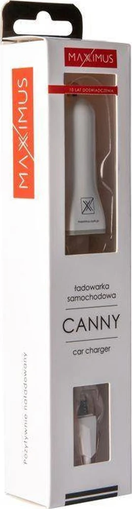 AUTOMOBILINIS ĮKROVIKLIS MAXXIMUS CANNY 1A + MICRO USB