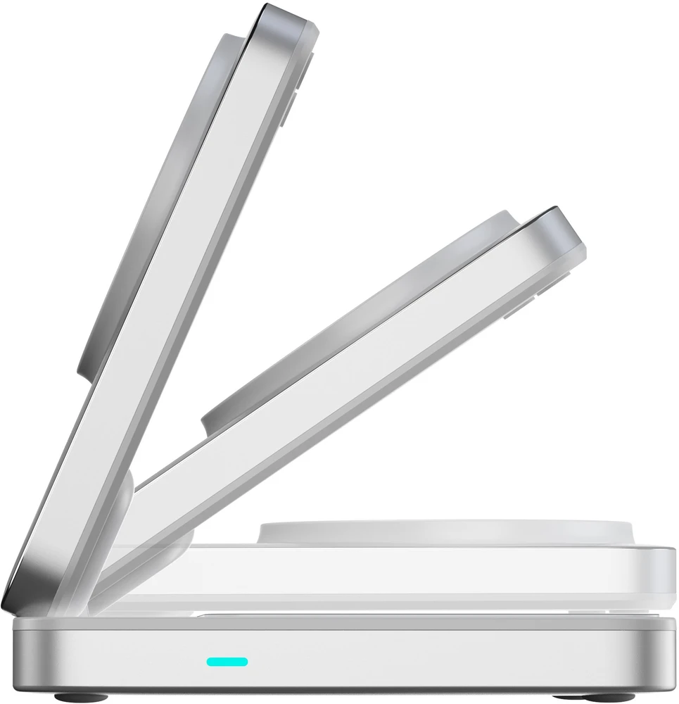 „Mobile Origin 3in1 Qi2 25W“ sulankstomas įkrovimo stovas PW35, suderinamas su „MagSafe“