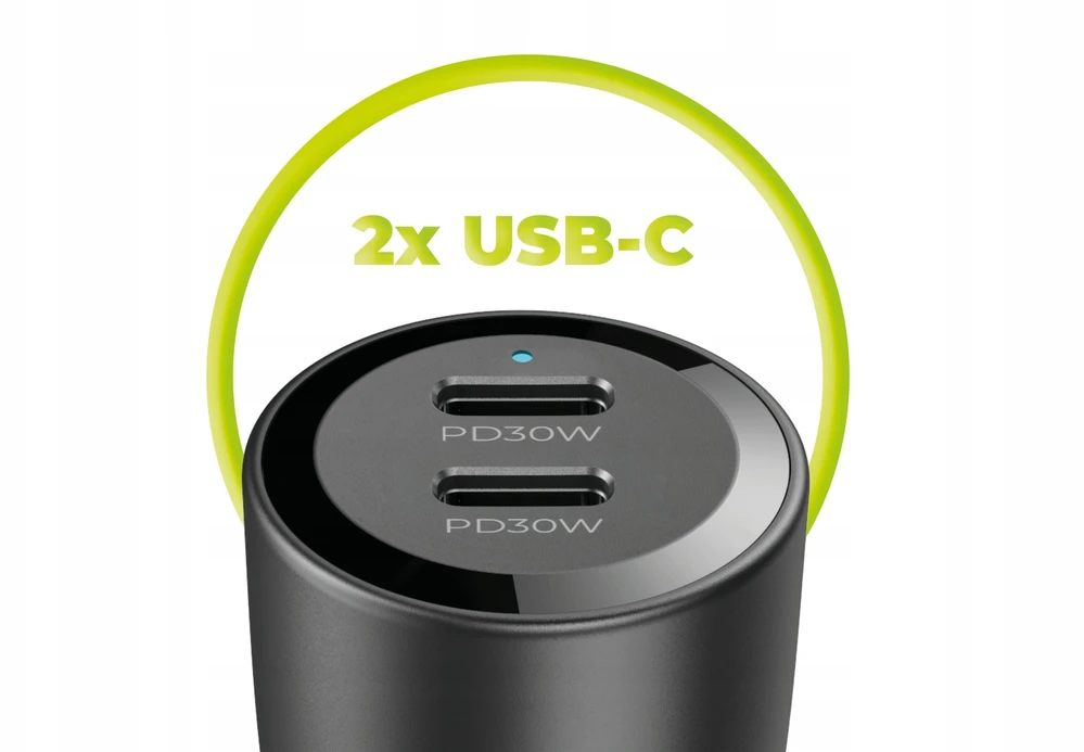 Automobilinis įkroviklis Mobile Origin Car Charger 60W 2 USB-C, CA11
