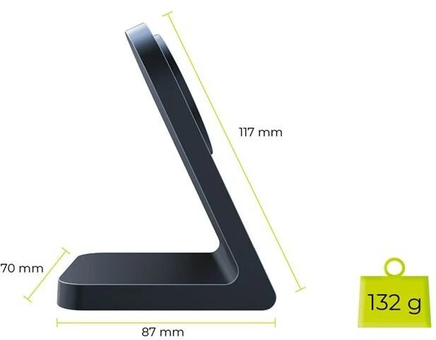 Mobile Origin magnetinis belaidis įkroviklis PW15, suderinamas su „MagSafe“