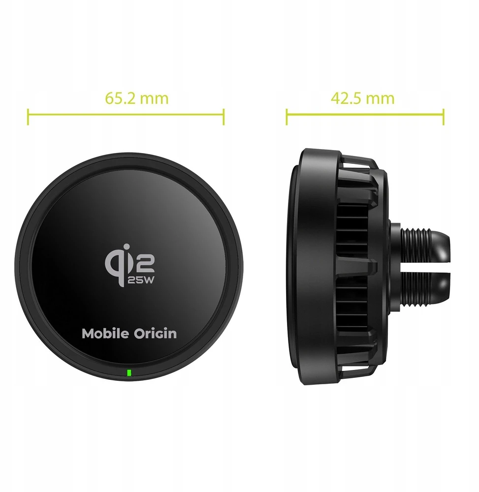 Mobile Origin Qi2 25W belaidis automobilinis įkroviklis CA24