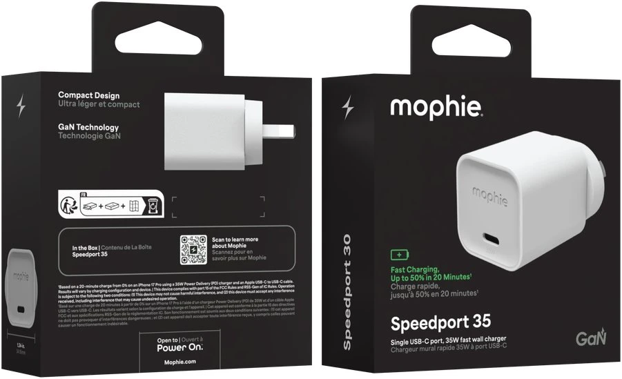Įkroviklis Mobile Origin ROC GaN jungiama į tinklą 1 USB-C 35 W (409919986)
