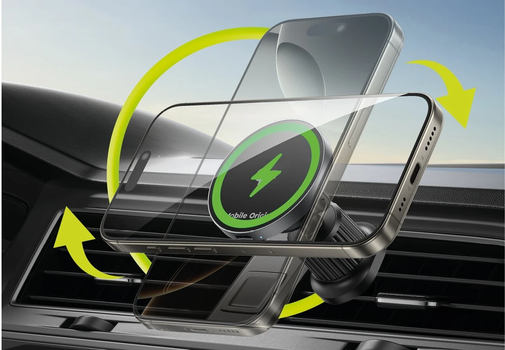 „Mobile Origin“ belaidis metalinis automobilinis įkroviklis CA14