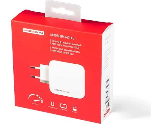 Mode_Com Įkroviklis Modecom MC-4U 4x USB-A 2,4 A (ZT-MC-4U-01)