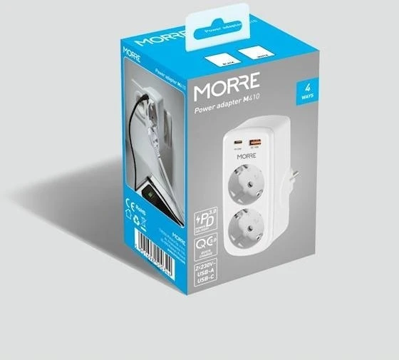 Maitinimo adapteris 4-in-1 pakuotėje