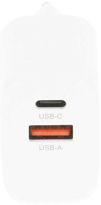 Įkroviklis Movano GaN 30W USB-C PD + USB-A (baltas)
