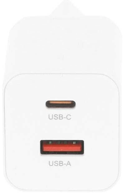 Įkroviklis Movano GaN 45W USB-C PD + USB-A (baltas)