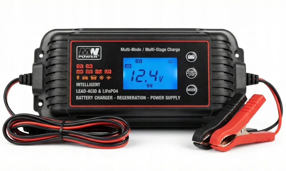 MW Power MW-SC10E įkroviklis su LCD ekranu