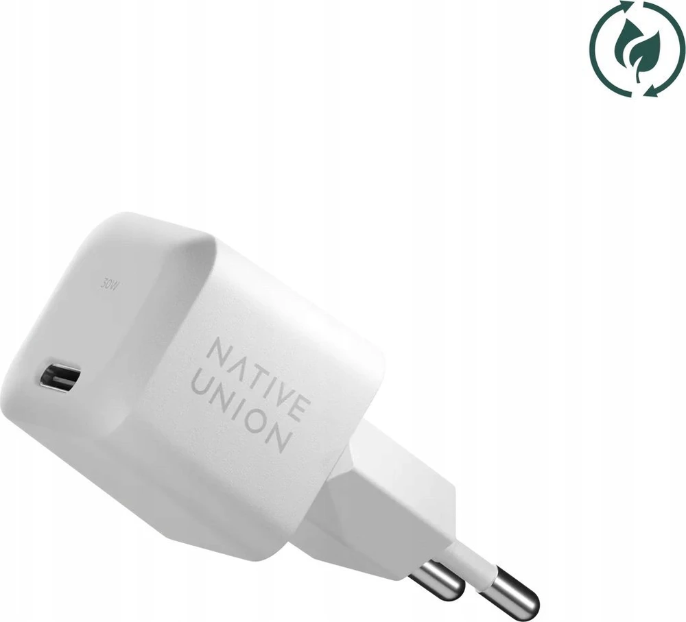 Native Union Greitas GaN įkroviklis PD 30W, baltas