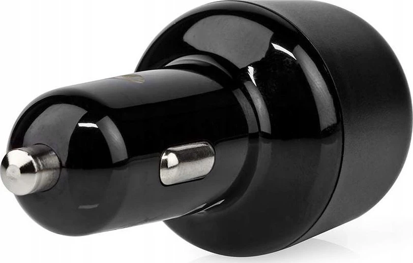 Įkroviklis Nedis Car Charger, Auto, Cigar lighter, 20 V, Juodas