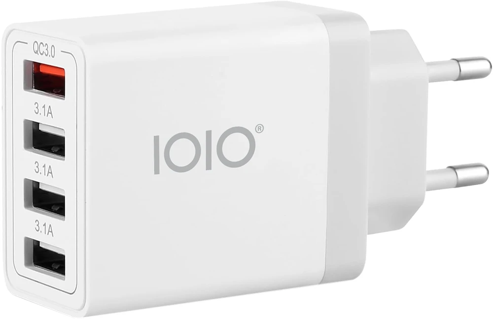 Olympia IOIO įkroviklis UL4 3xUSB-A3.1/1xUSB-A QC3.0 baltas