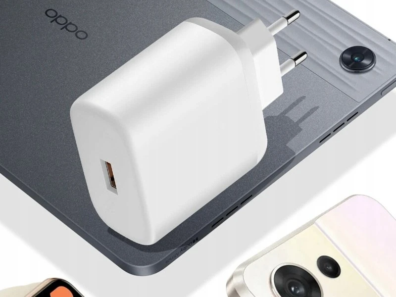 OPPO SuperVOOC originalus įkroviklis C tipo VCA7JFEH 65W baltas blisteryje