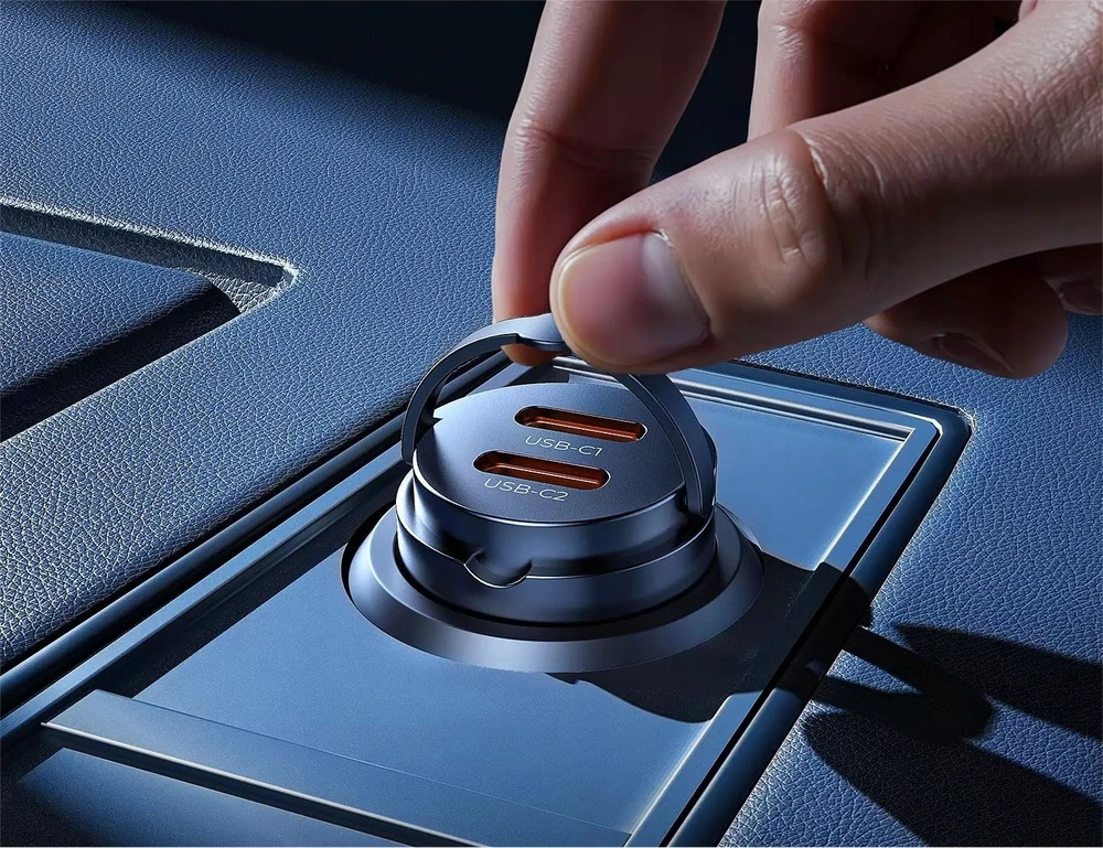 Orico Įkroviklis automobilis, 2 × USB-C, 30W