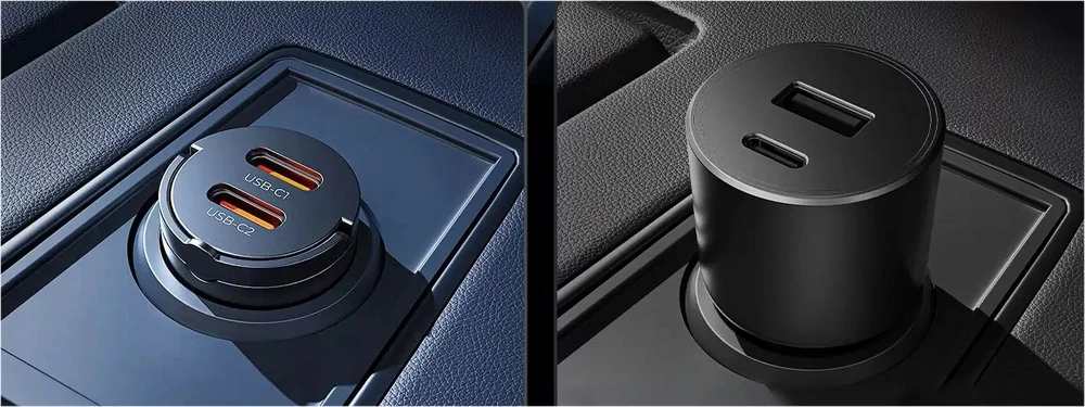 Orico Įkroviklis automobilis, 2 × USB-C, 30W
