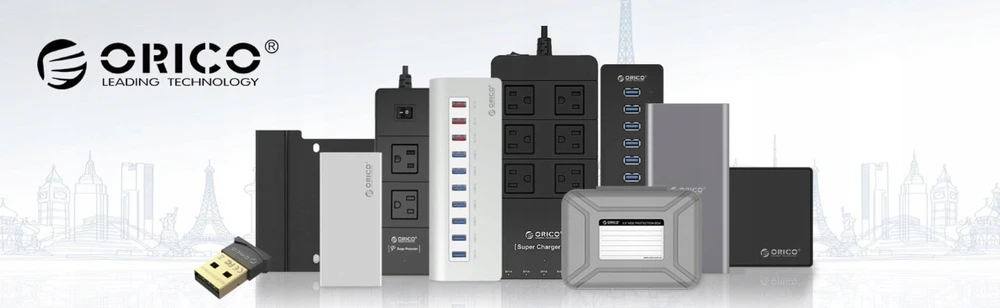 Orico Įkroviklis automobilis, 2 × USB-C, 30W