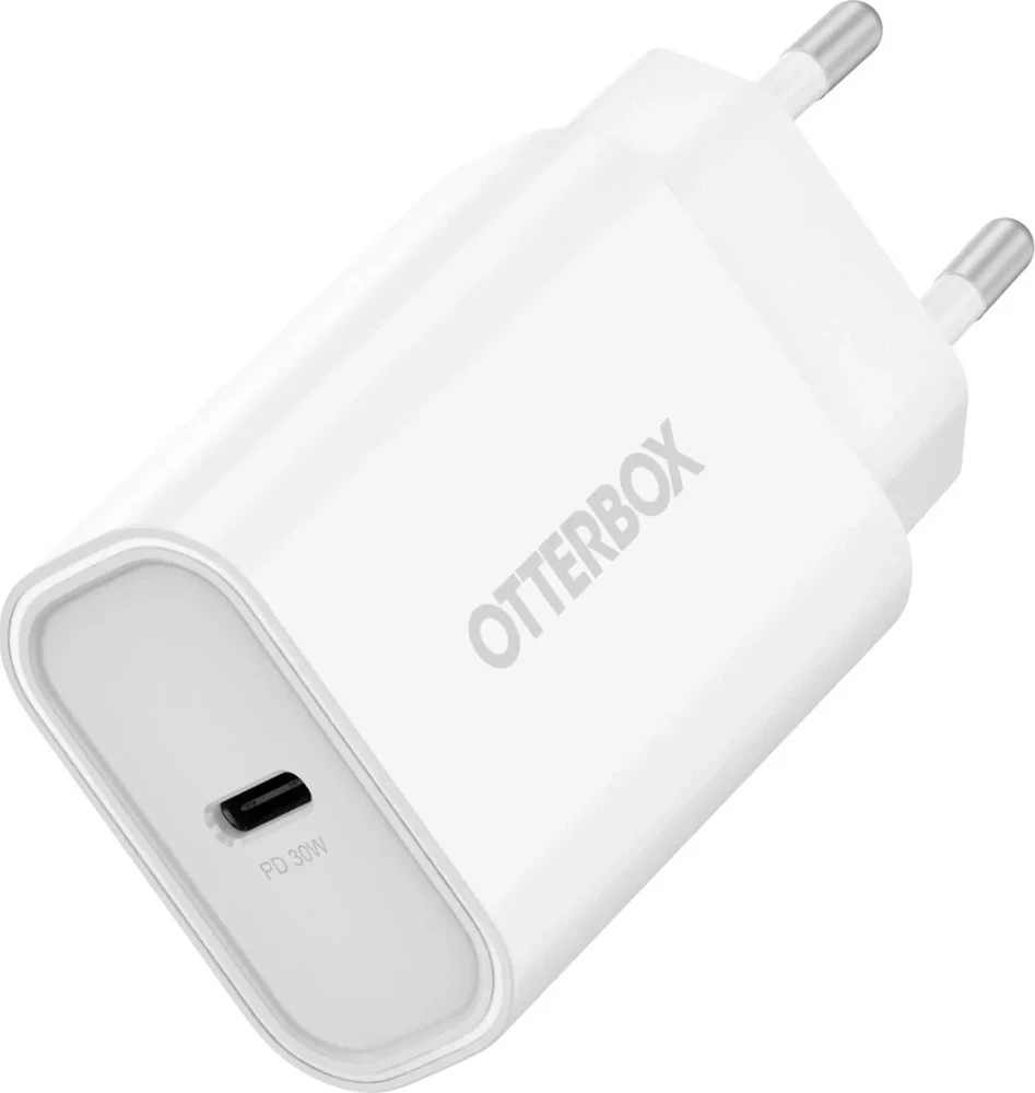 OTTERBOX STANDARTINIS ES SIENINIS ĮKROVIKLIS 30W - 1X USB-C 30W USB-PD Baltas