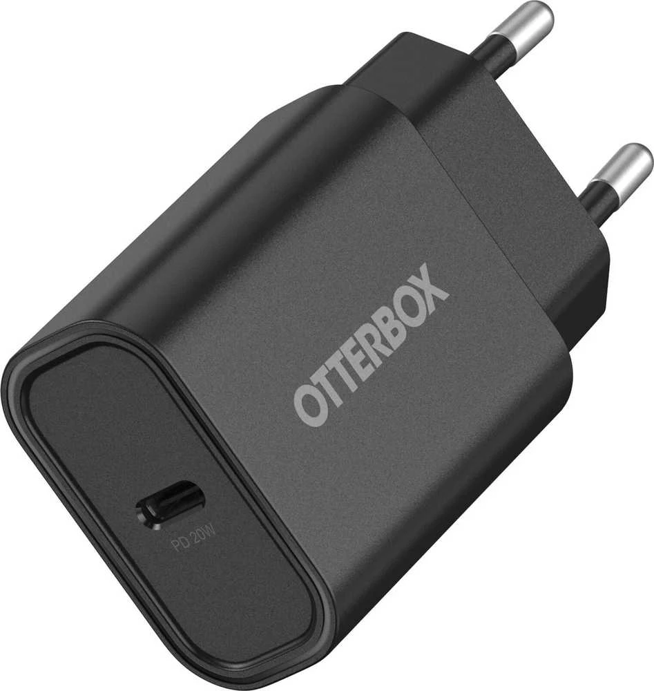 OTTERBOX STANDARTINIS EU SIENINIS Įkroviklis 20W - 1X USB-C 20W USB-PD Juodas