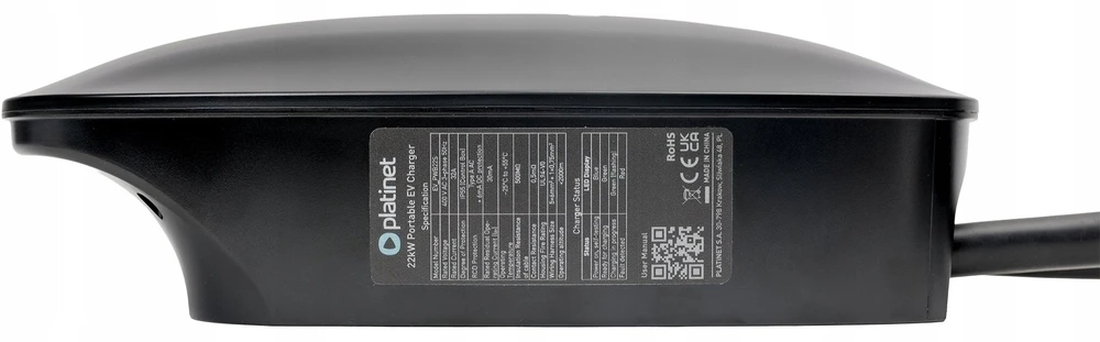 Platinet elektromobilių įkroviklis Wallbox Type 2 32A 22kW Tuya 7m