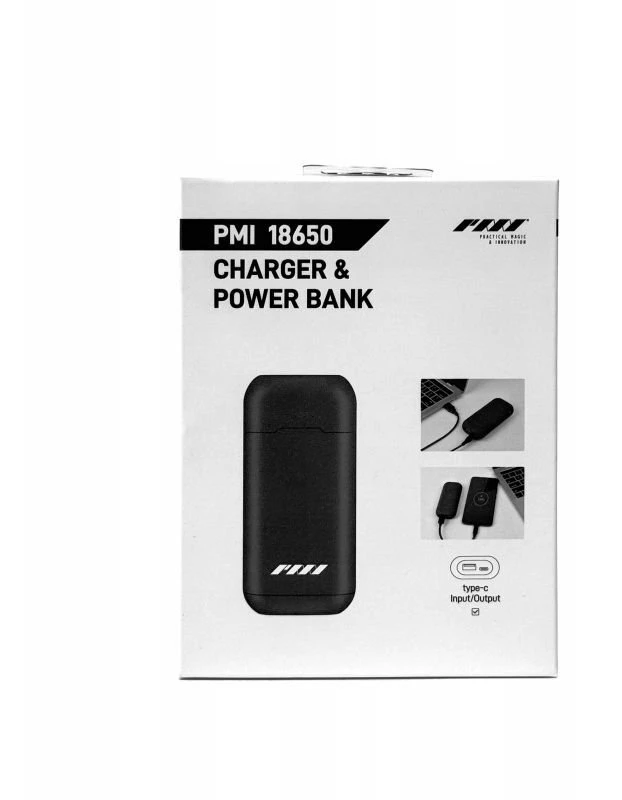 Įkroviklis P.M.I Įkroviklis 2x 18650 + Powerbank Usb-c / Usb-a Do Smokeninja Pro I Smokegenie / Pmi 18650