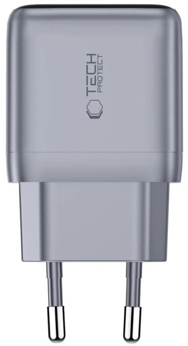 Tech-Protect POWERVISION NC45W-GAN 1 PRIEVADO TINKLO ĮKROVIKLIS PD 45W TAMSIAI PILKAS
