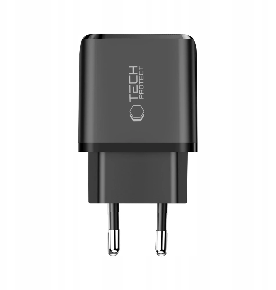 TECH-PROTECT NCA65W-GAN 2 PRIEVADŲ TINKLO ĮKROVIKLIS PD 65W / QC3.0 Juodas