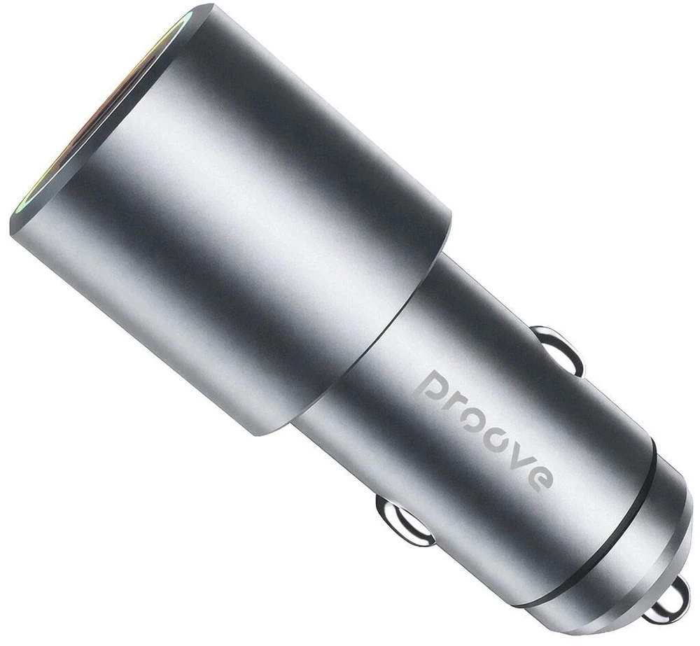 PROOVE Automobilinis įkroviklis Double Energy Plus 53W (USB + Type-C) (Proove)