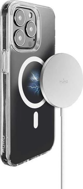 PURO CUSBCMAG1WHI, Vidaus, USB, Belaidis įkrovimas, 1 m, Balta