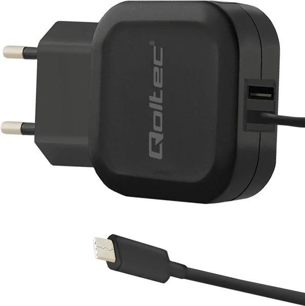 QOLTEC 50190 kintamosios srovės adapteris 17W 5V 3.4A USB+ USB C tipas