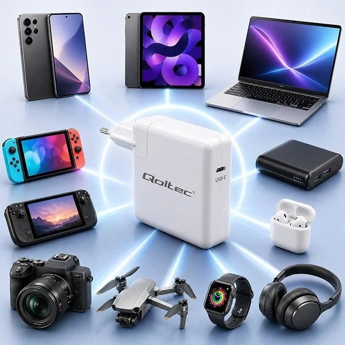 Qoltec Super Fast USB-C 96W įkroviklis