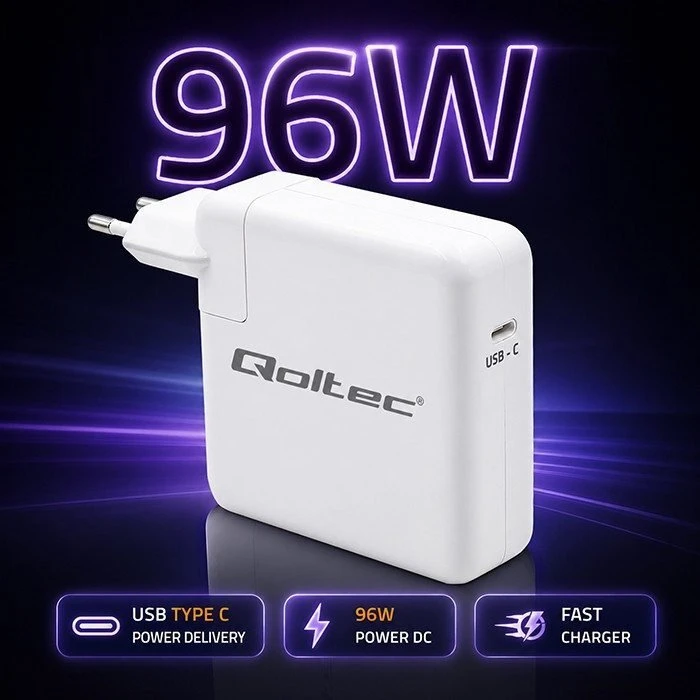 Qoltec Super Fast USB-C 96W įkroviklis