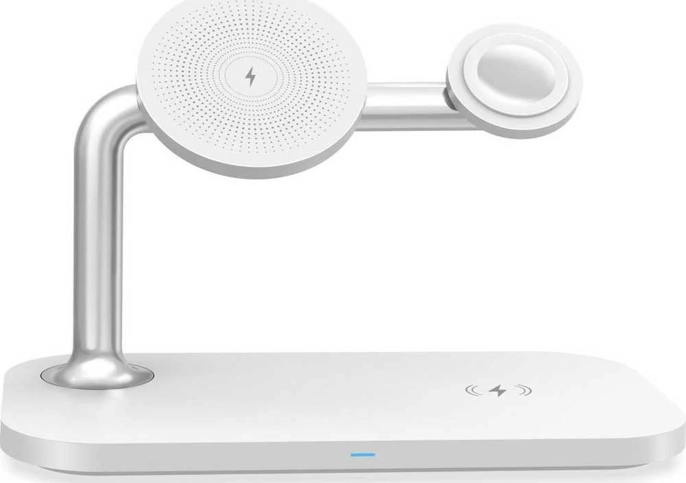 Carruzzo RealPower ChargeAIR Mag Ausinės, Išmanusis telefonas, Išmanusis laikrodis Balta USB Belaidis įkrovimas Vidaus