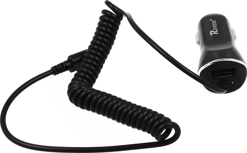 Įkroviklis Revers Įkroviklis samochodowa Reverse CC-21 2,1A MICRO+USB juoda